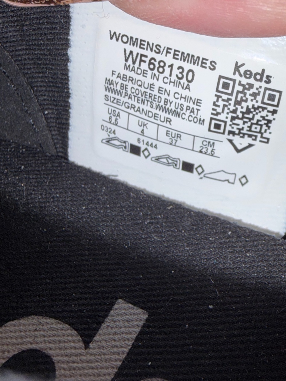 NEW Keds black canvas Maryjane platform sneakers size 6.5 - Picture 13 of 16